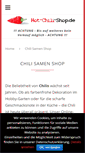 Mobile Screenshot of hot-chili-shop.de